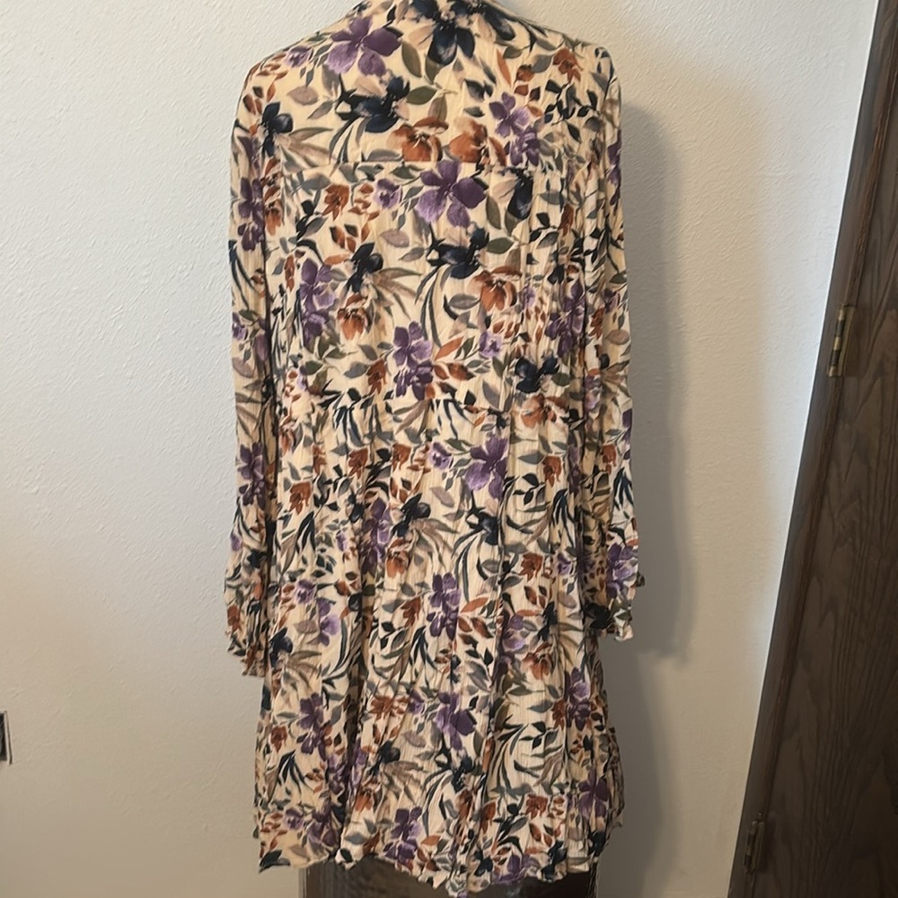 Torrid Crochet Front Floral Dress size 3X - Picture 8 of 11